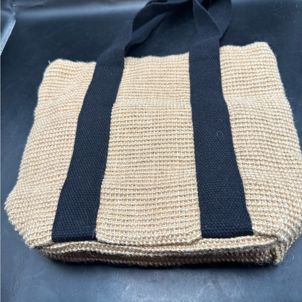 Wacoal Jute And Cotton Double Strap Tote With Matching Wristlet Beach Travel